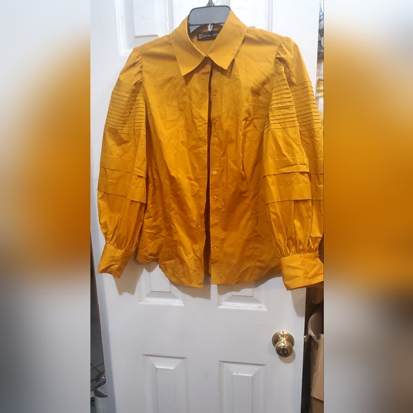 New York & Company Tops - NY&CO. Blouse (mustard color)